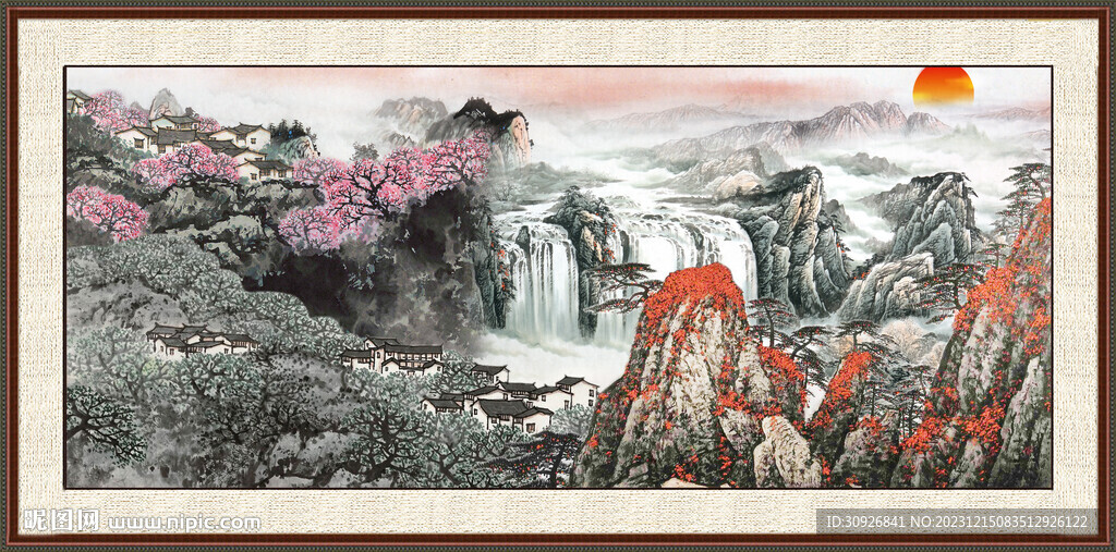 中国画风景 