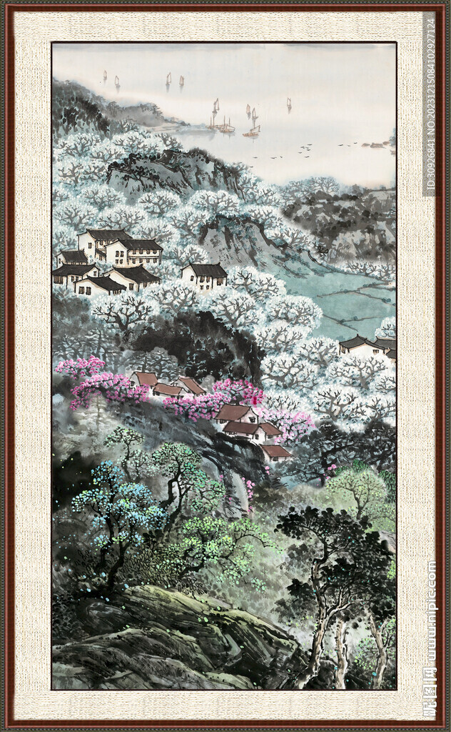 中国画风景 