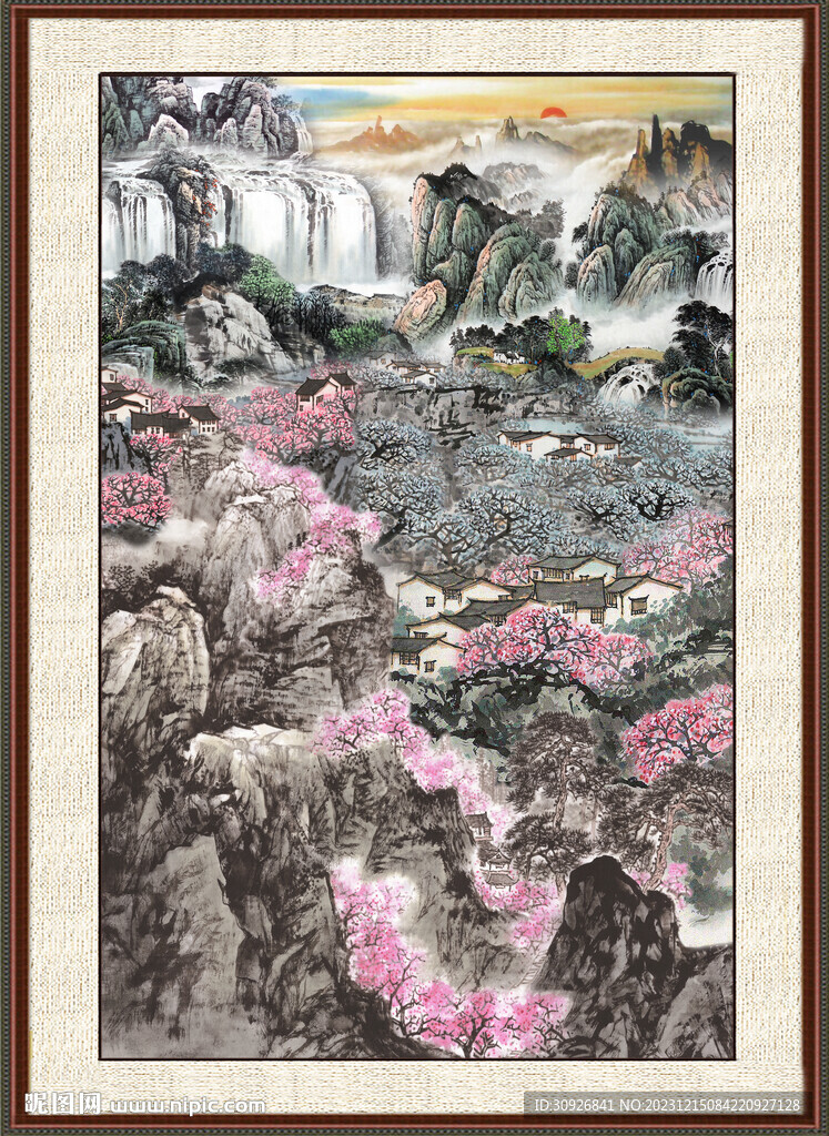 中国风山水 
