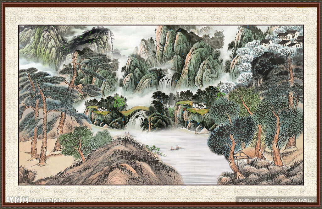 中国画风景 