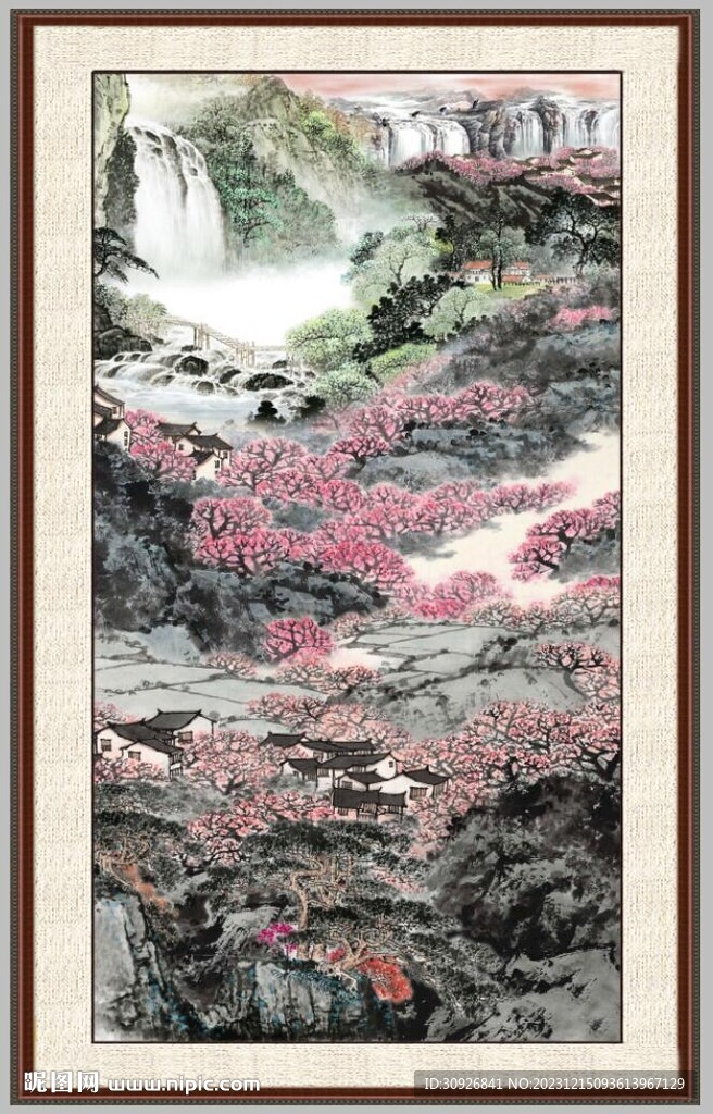 客厅山水画 