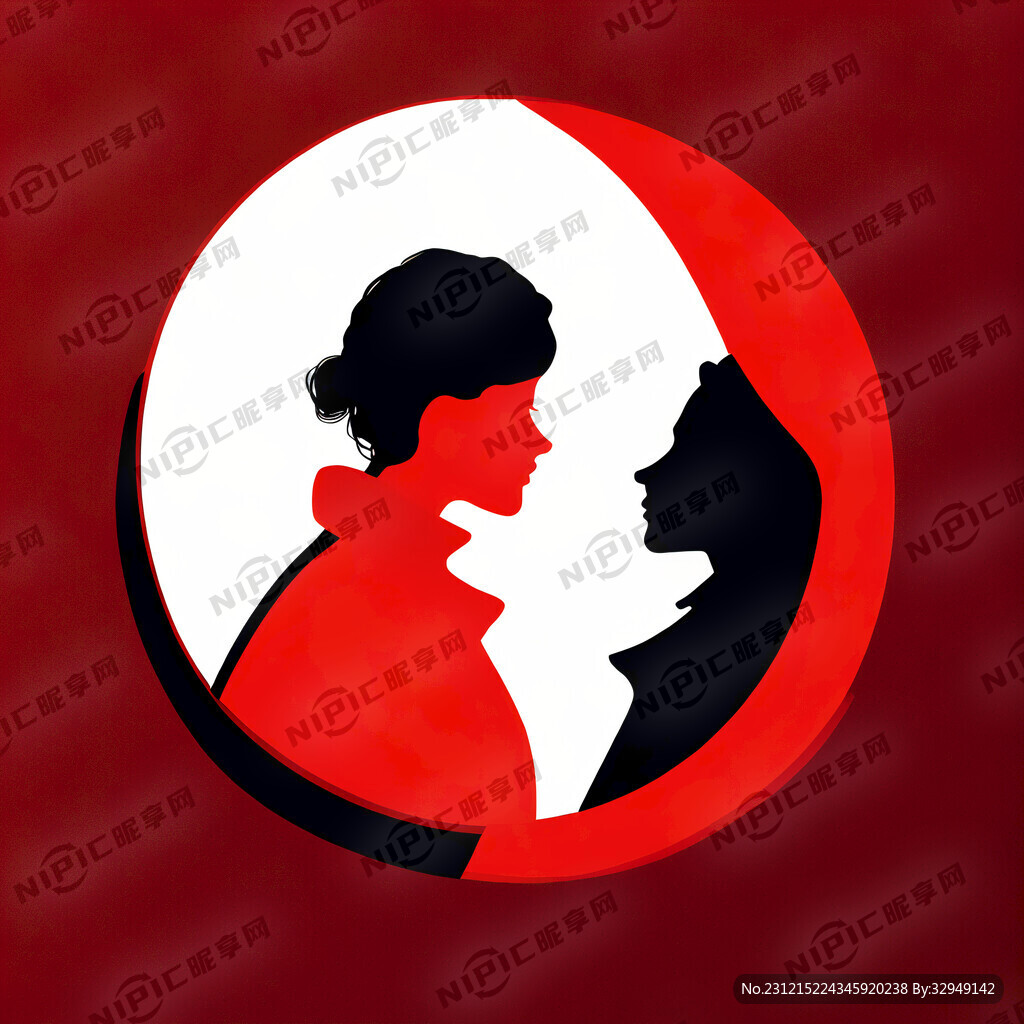 直径70厘米圆形画面轮廓 时尚