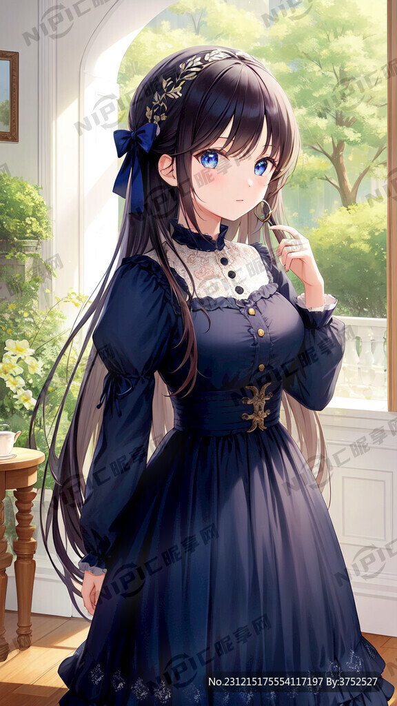 手拿蛋糕的漂亮女孩