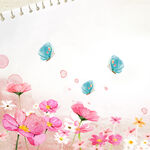 蝶恋花唯美花卉挂画装饰画
