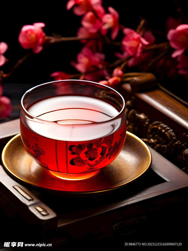 桃花红茶