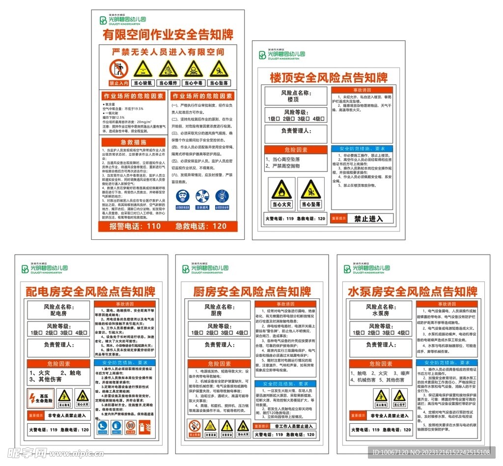 风险点告知牌