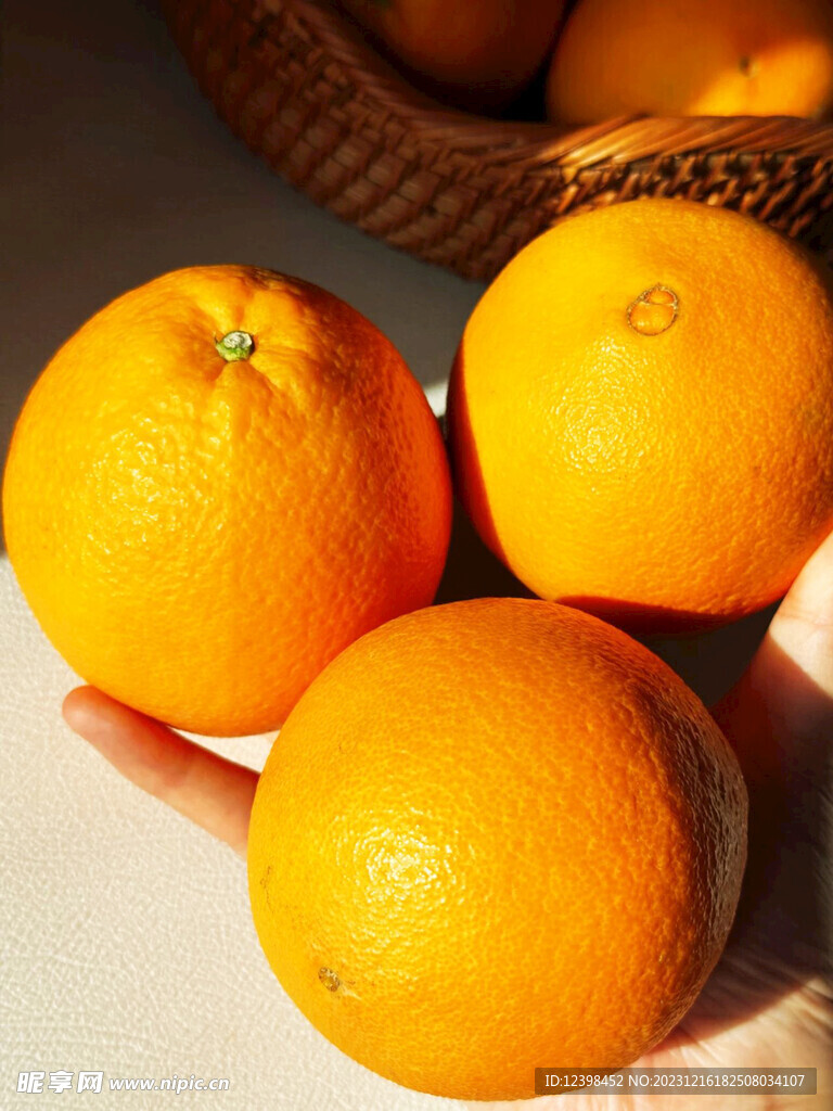 新鲜脐橙