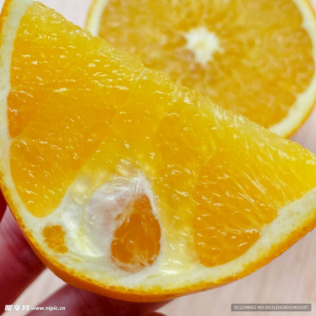 新鲜脐橙