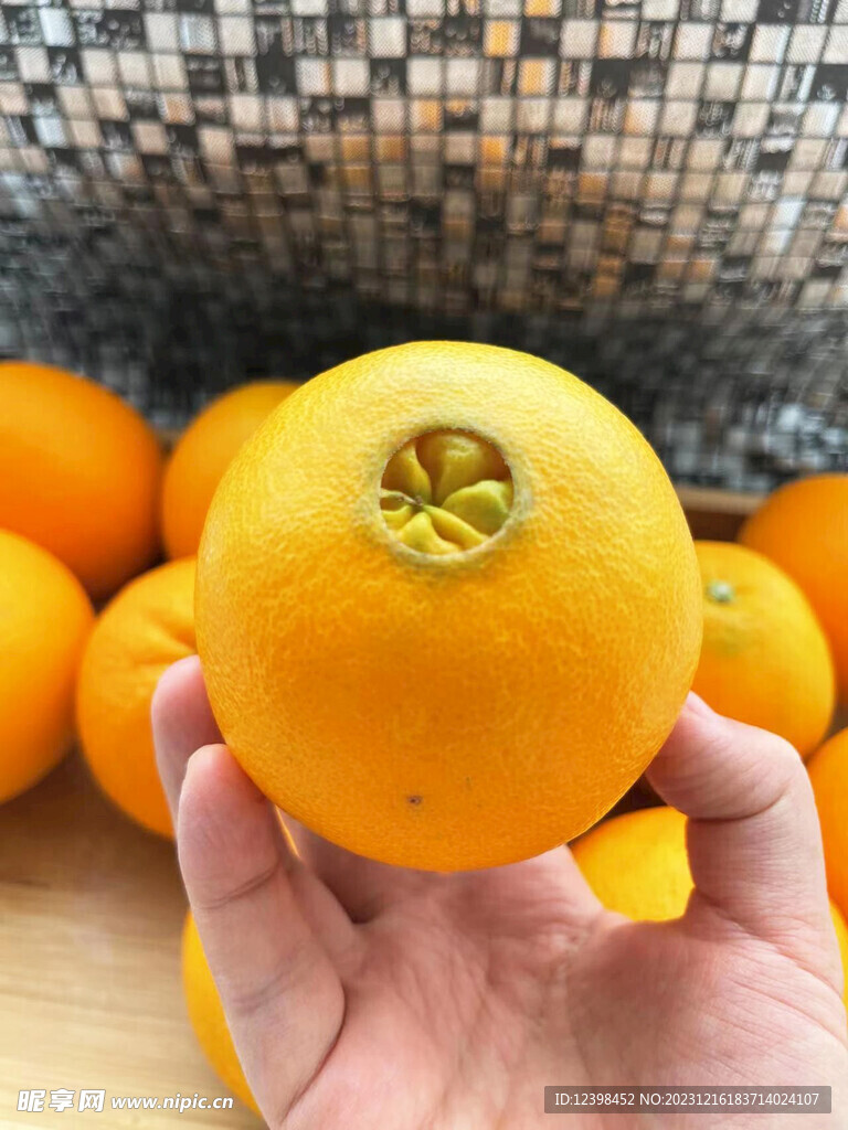 新鲜脐橙