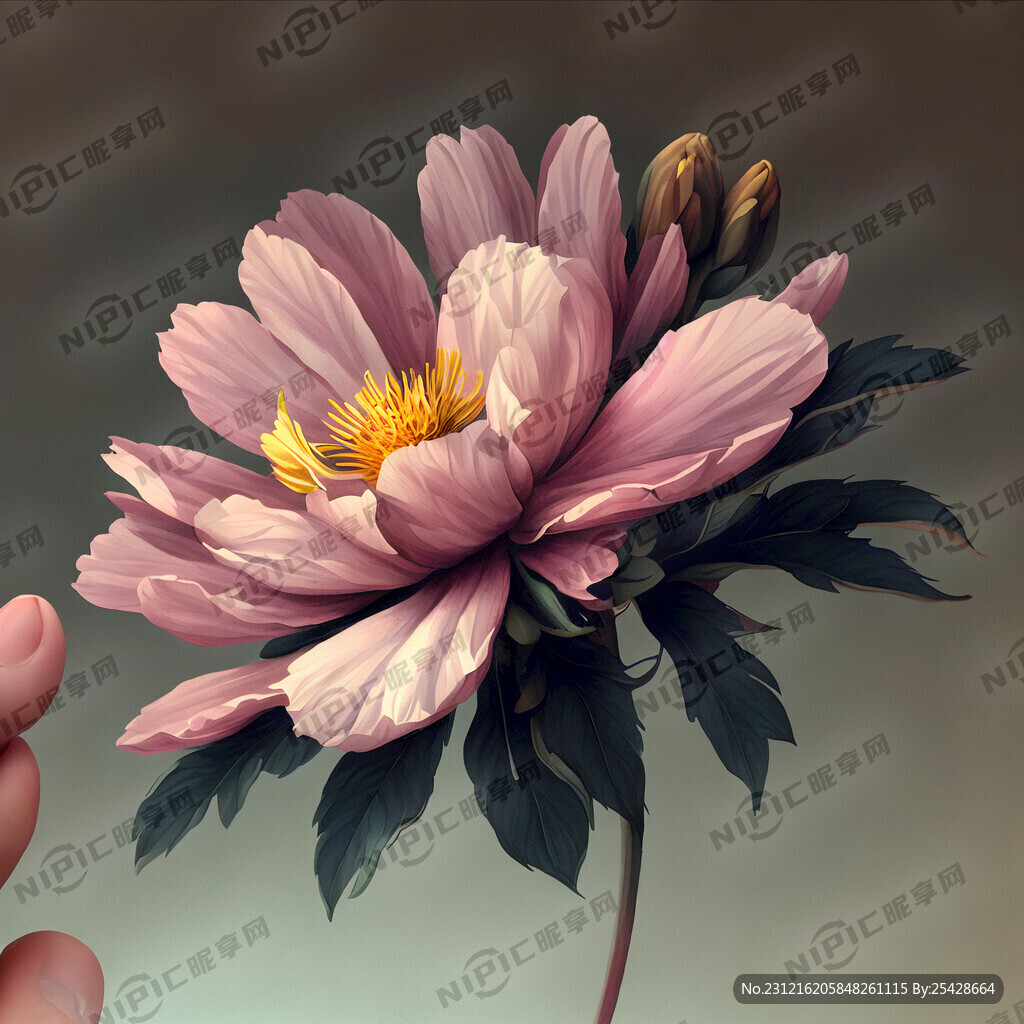 手绘花