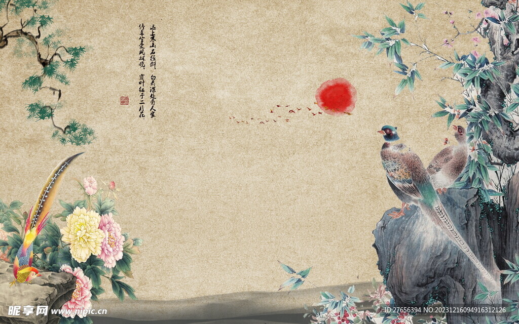 沙发背景墙 