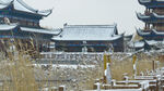 东平湖雪景