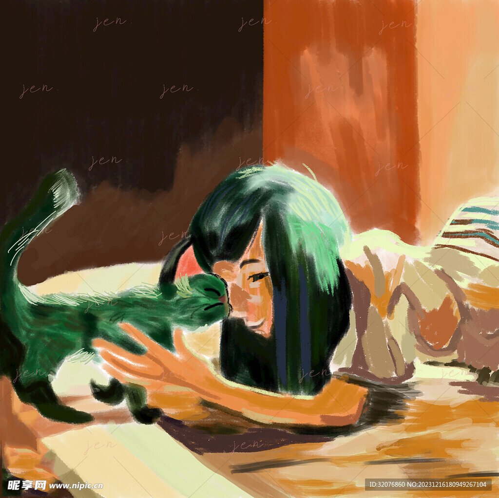 猫女孩
