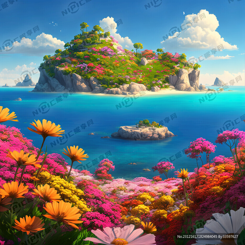 花海岛屿