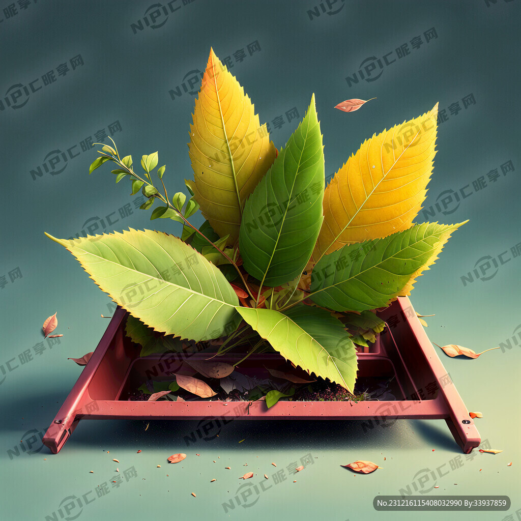 在簸箕上对鲜叶进行晾晒