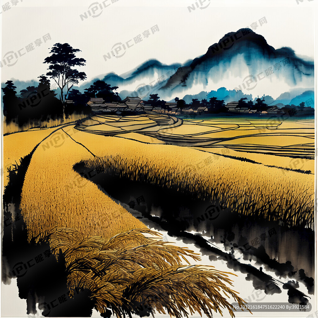 东北丰收的田野