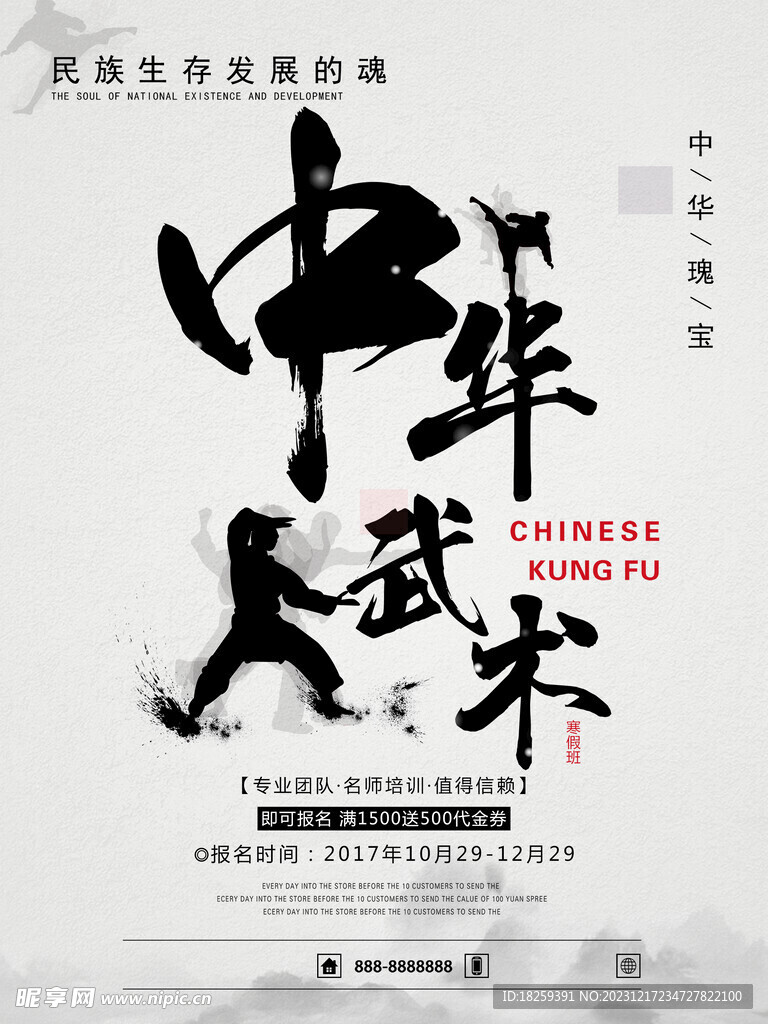 中国武术海报