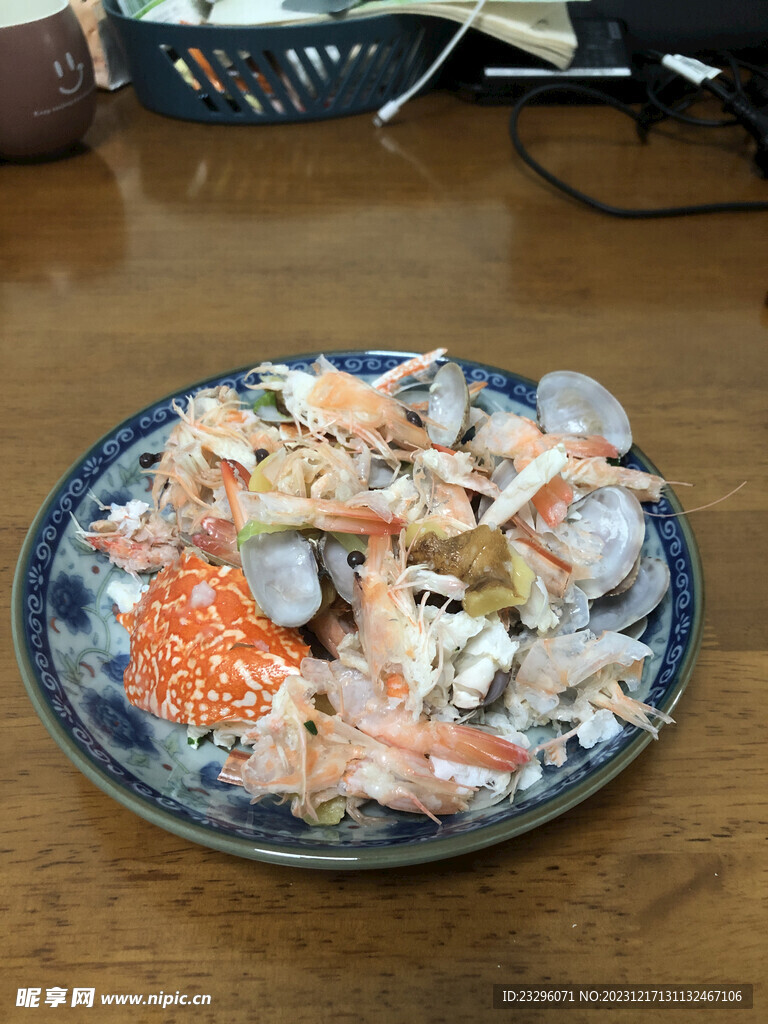 厨房垃圾虾头蟹壳