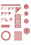 回形回纹循环图案