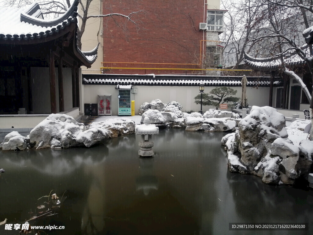 雪景园林