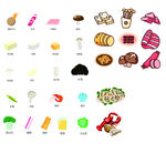 火锅食材 PNG 免扣图 动漫