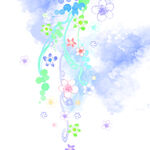 水墨唯美花卉花藤挂画装饰画
