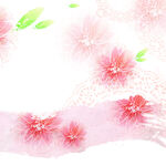 唯美水彩花卉挂画装饰画
