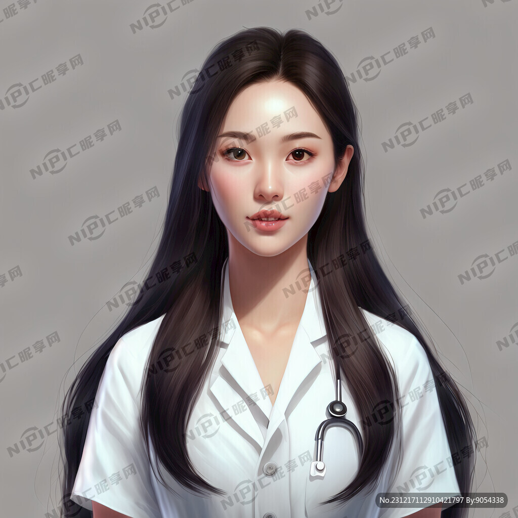 年轻 女性 面部 医美 上半身