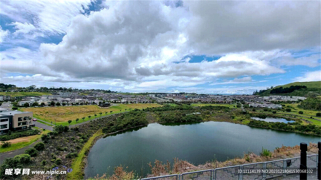 奥克兰新建小区风景