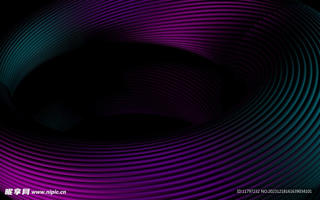 神秘线形 蓝紫色 3D背景