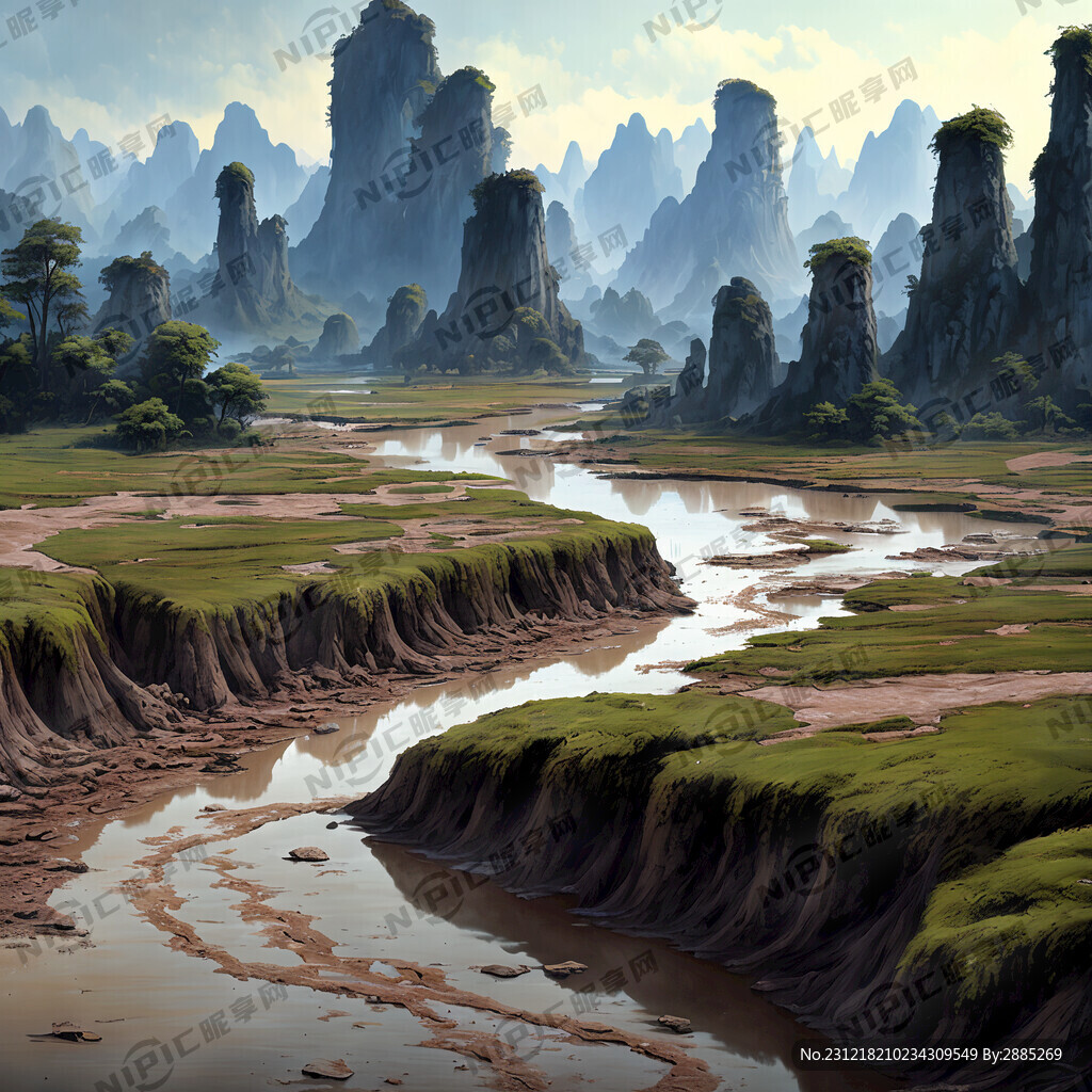 泥石流一刻的画面