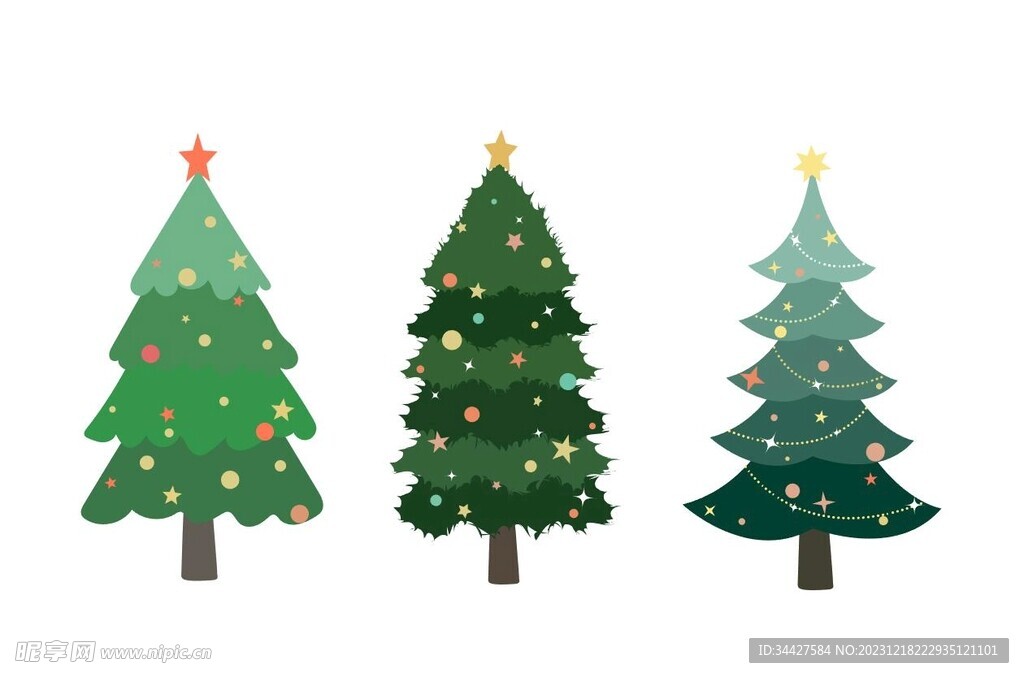 圣诞树矢量图