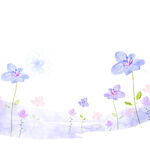 紫色唯美花卉挂画装饰画