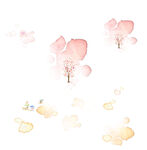 简约斑点花卉水墨挂画装饰画