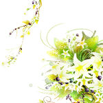唯美花卉花藤挂画