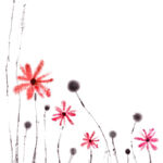 唯美水彩花卉简约挂画装饰画