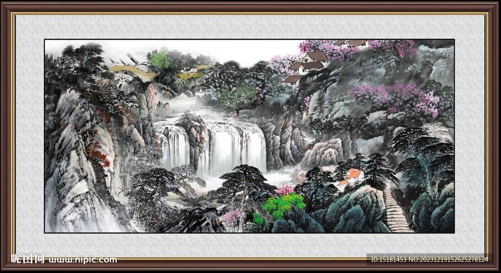 国画山水 