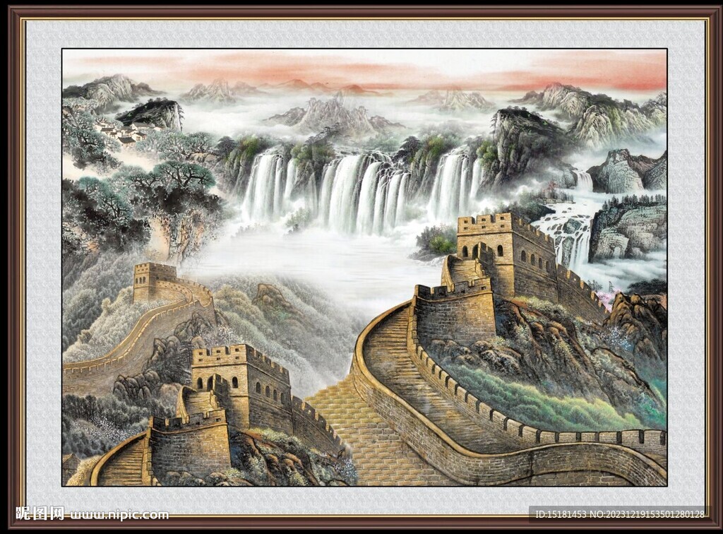 国画山水 