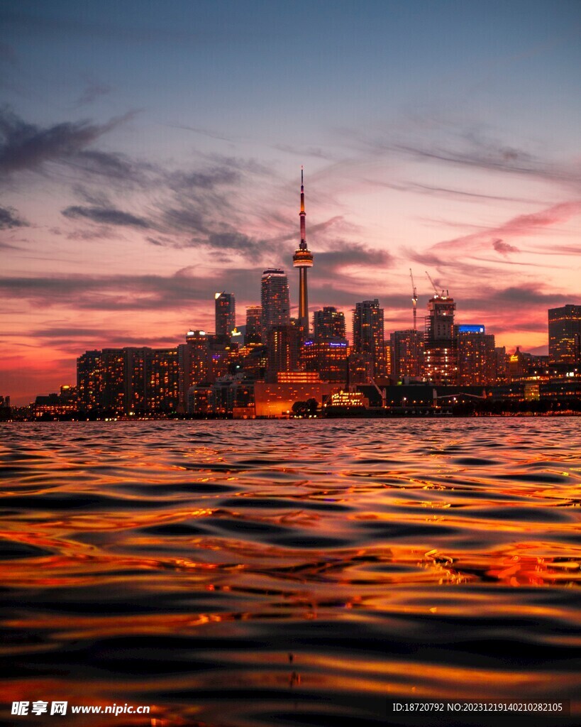 夕阳晚霞图片