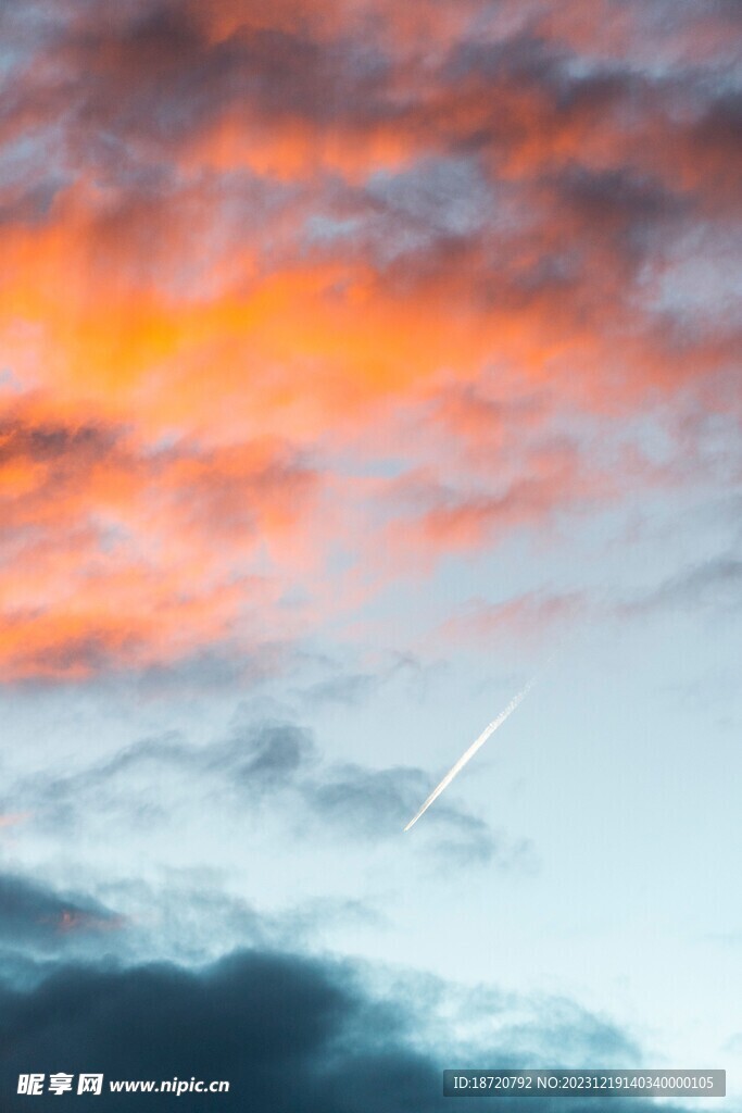 夕阳晚霞图片