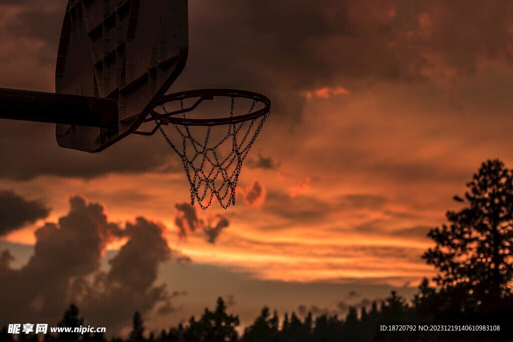 夕阳晚霞图片