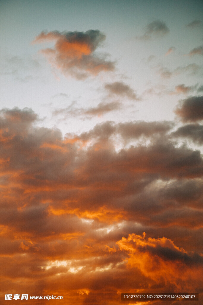 夕阳晚霞图片