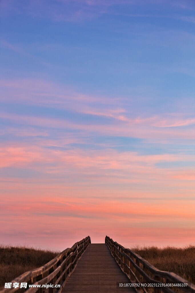 夕阳晚霞图片