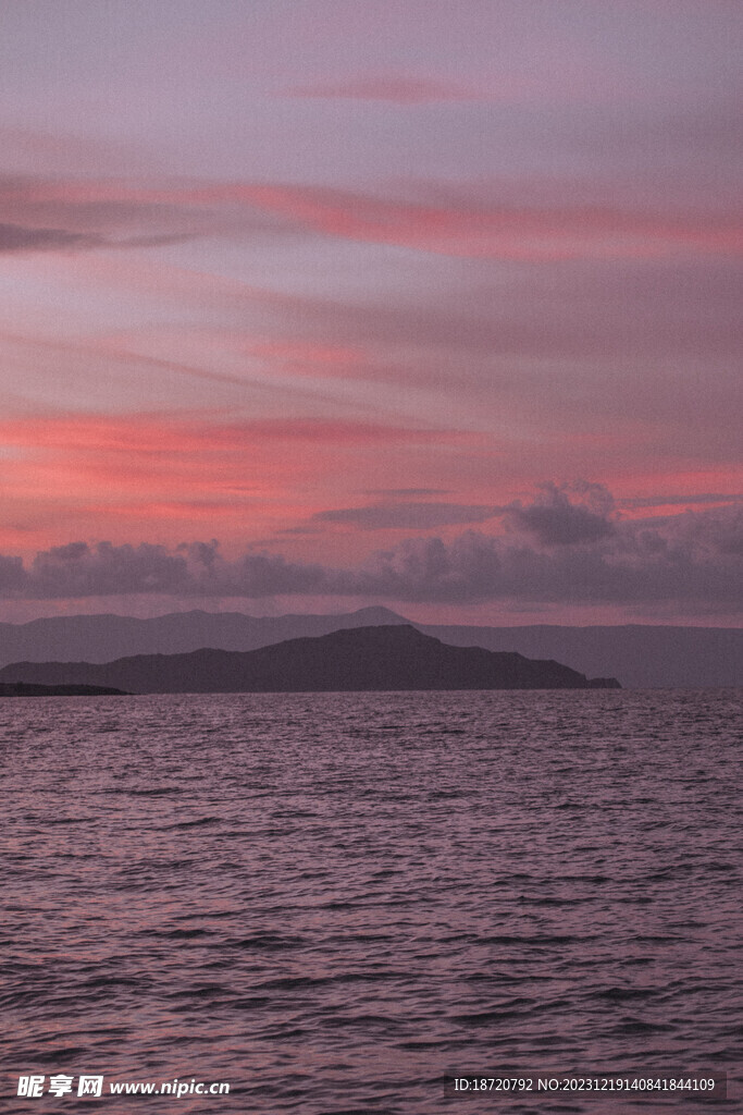 夕阳晚霞图片
