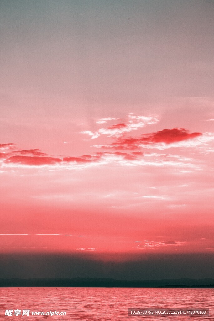 夕阳晚霞图片