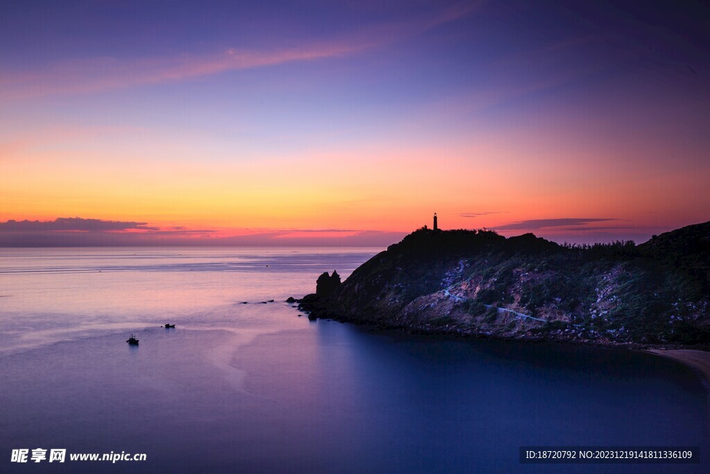 夕阳晚霞图片