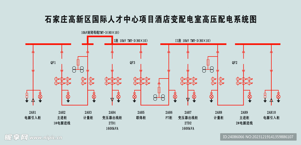 高压配电系统图