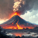 火山暴发，有背景