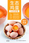 生态鸡蛋海报