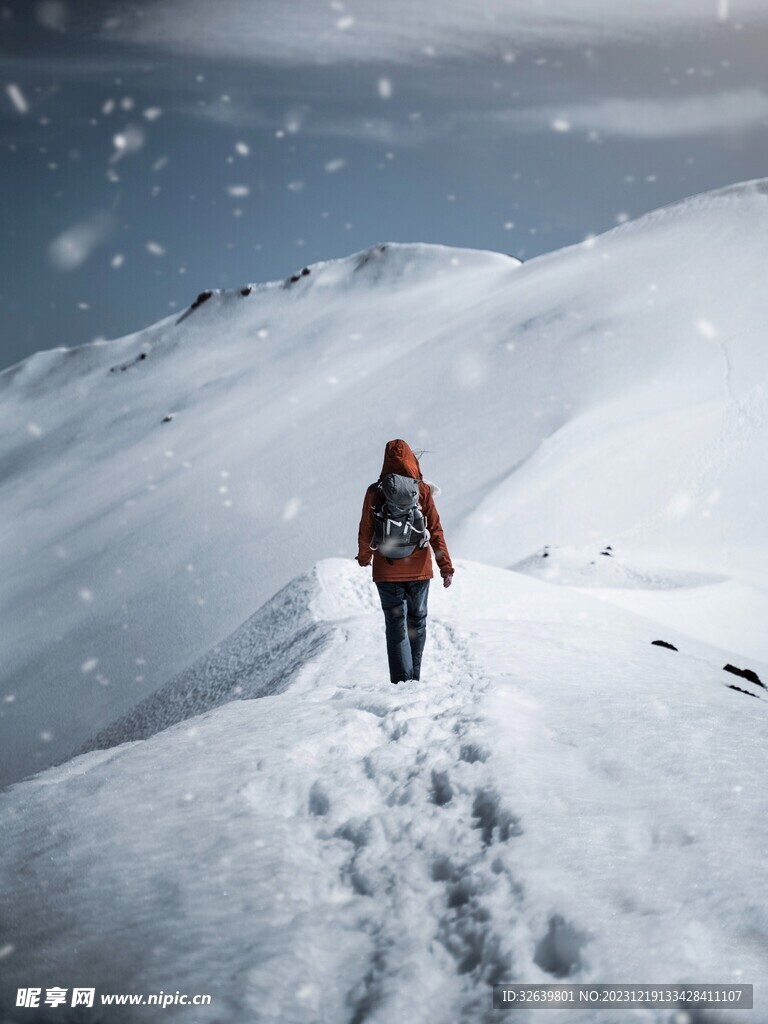 雪中漫步